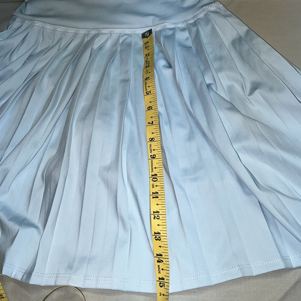 Tommy Bahama Womens Blue Pleated Active Tennis Dress Cutout Back S NWT - Picture 7 of 10